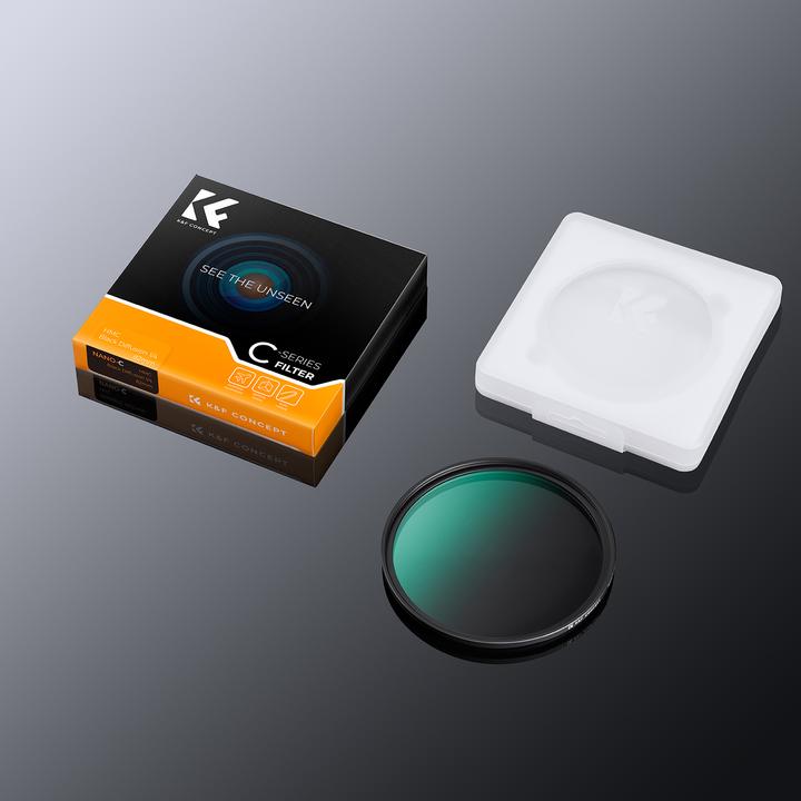 Immagine prodotto K&F Concept Filtro nebbia nero da 52 mm 1/4, rivestimento verde ultrasottile a 18 strati (serie C) (4 mm, Filtro nebbia nero)