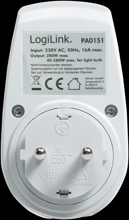 Produktbild LogiLink Steckdosenadapter