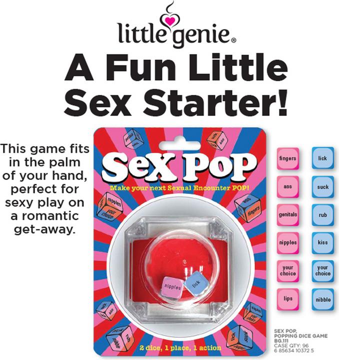Image du produit Little Genie Productions Sex Pop - Popping Dice Game (Jeux de dés)