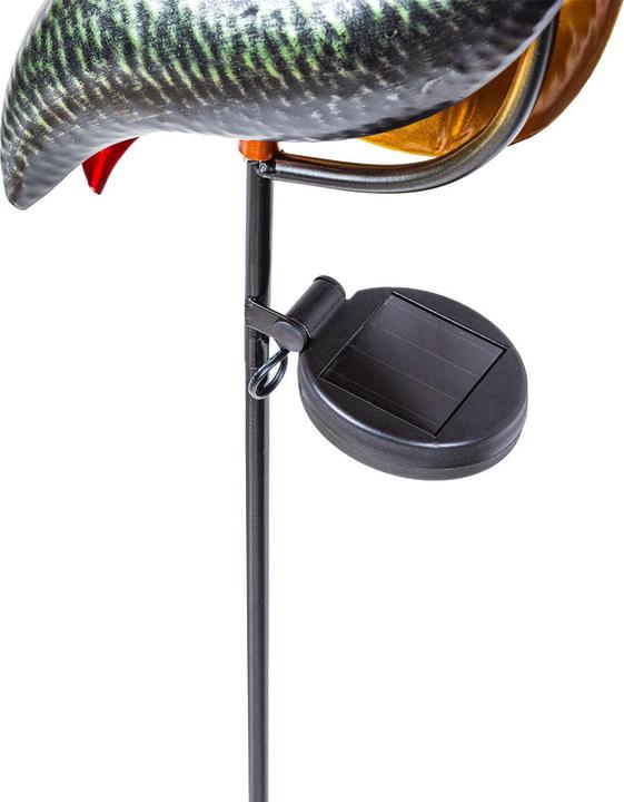 Produktbild HI Solar-LED-Vogel-Gartenstecker: 120cm
