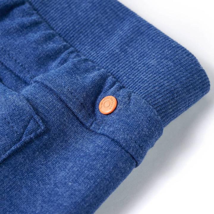 Actual product image VidaXL Children's tracksuit bottoms dark blue 140,Material: 80 (140)