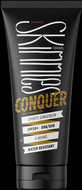 Skinnies Conquer (Sonnengel, SPF 50, 200 ml)