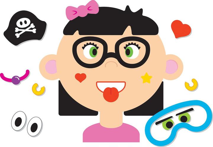 Immagine prodotto Goki Gioco di calamite Ragazza dalla faccia divertente (Tedesco)