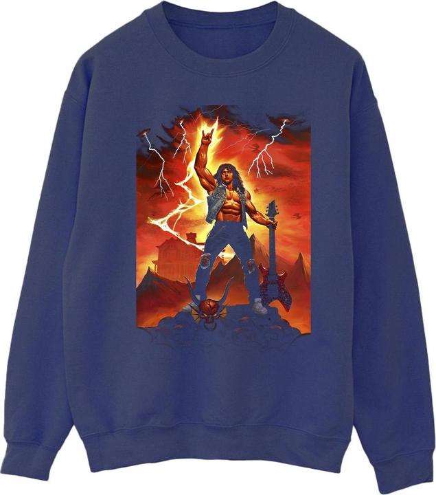 Netflix Stranger Things Hell Guitar Sweatshirt (S)