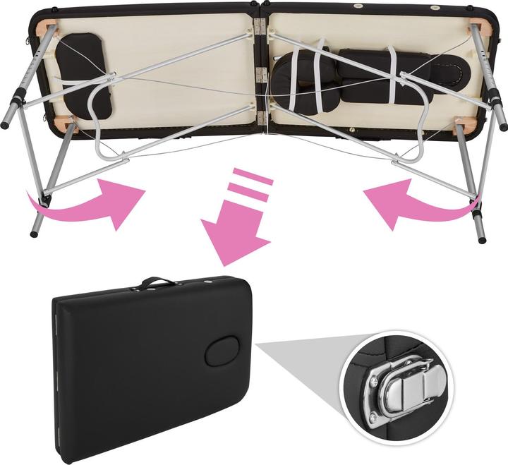 Produktbild tectake 2 Zonen Massageliege