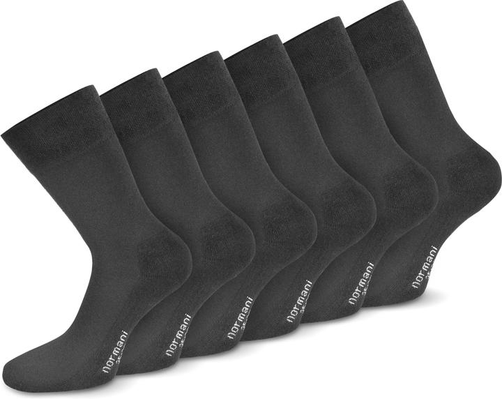 Produktbild Normani 6 Paar Komfortsocken mit Softrand und Frotteesohle (6er Pack, 39 - 42)