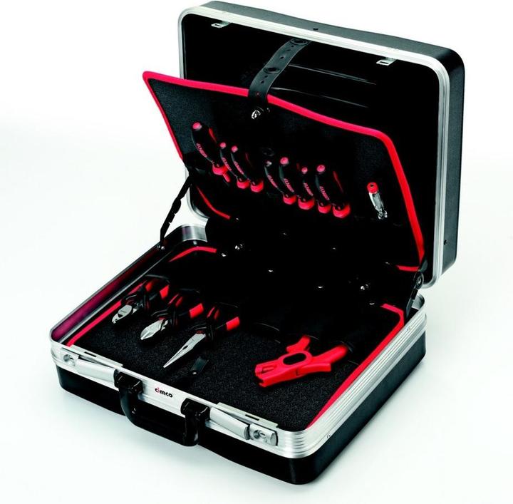 Produktbild Cimco Elektriker Werkzeugkoffer best (15 Teile)