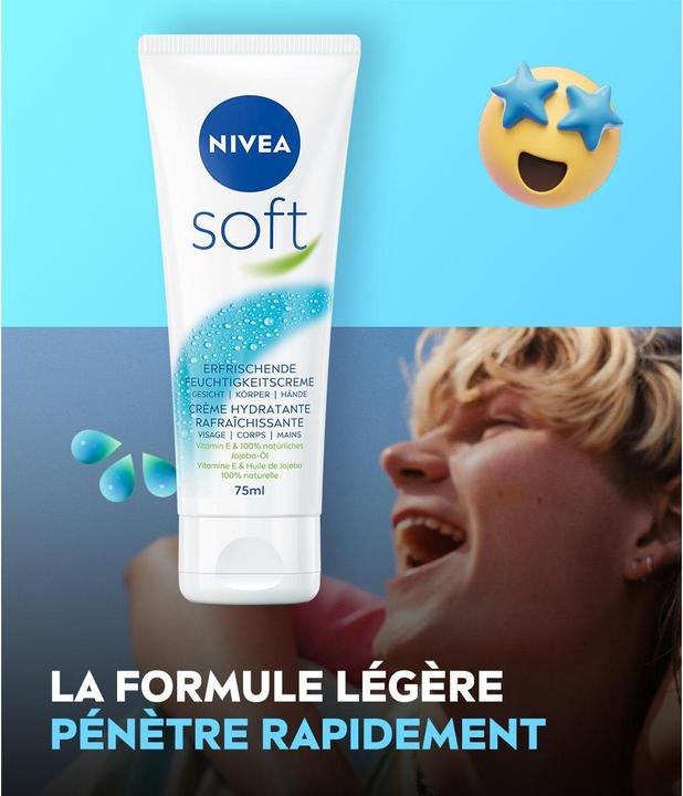 Image du produit NIVEA Soft Tube (Crème pour le corps, 75 ml)