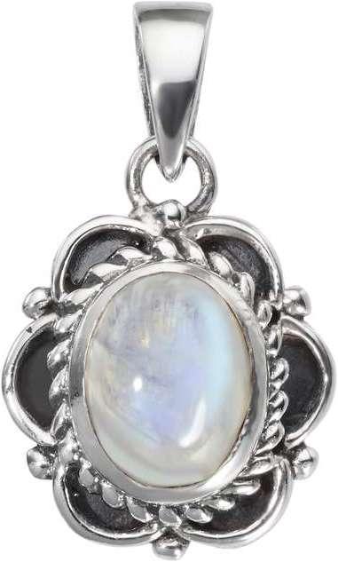 Actual product image Bijouteria Stone pendant (Silver 925, Rainbow Moonstone)