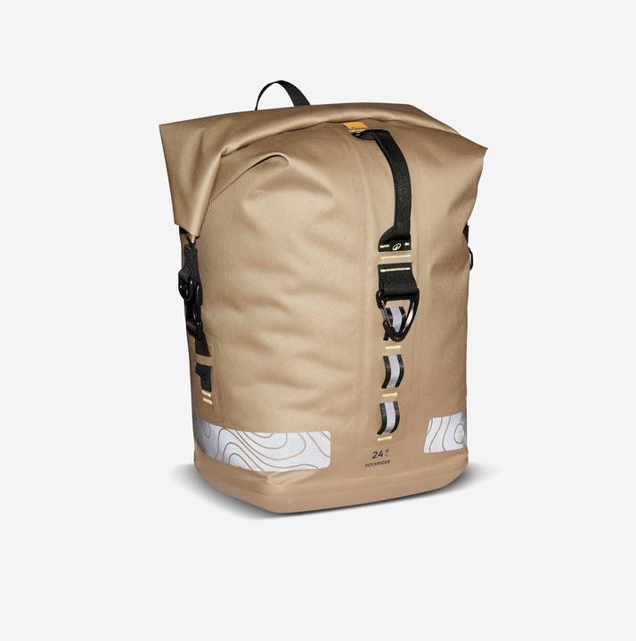 Image du produit Rockrider Sacoche porte bagage voyage à vélo 24L étanche IPX6, ADVT 900 (24 l, Sacoches)