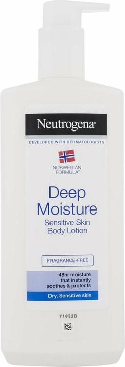 Neutrogena Lozione per il corpo idratante profonda Sensitive (Crema corpo, 400 ml)