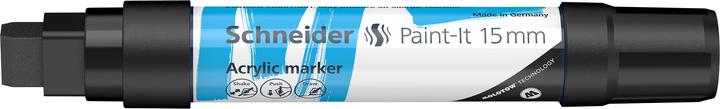 Actual product image Schneider Acrylic marker Paint-It 330 15mm black (Black, 15 mm, 1 x)