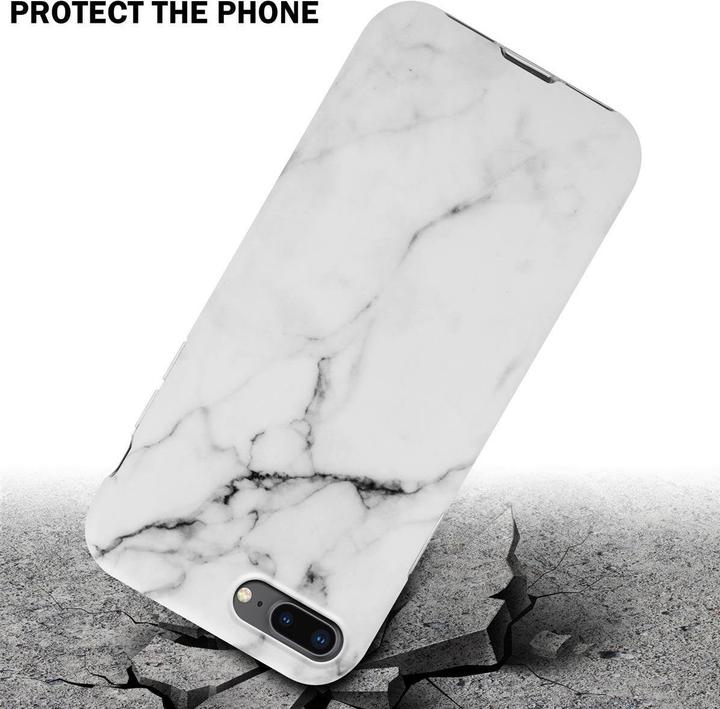 Image du produit Cadorabo Couverture IMD TPU Marbre coloré (Apple iPhone 7 Plus, Apple iPhone 7s Plus)