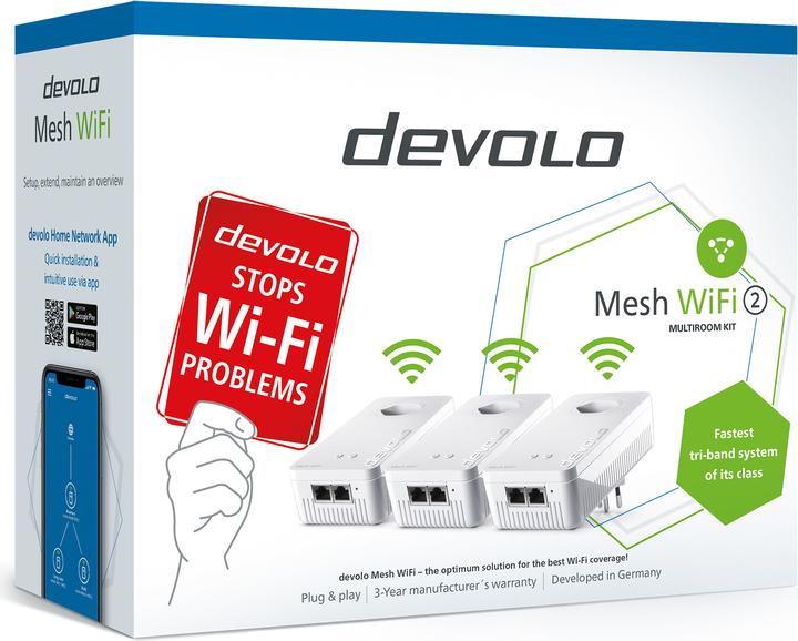 Actual product image Devolo Mesh WiFi 2 Multiroom Kit (2400 Mbit/s)