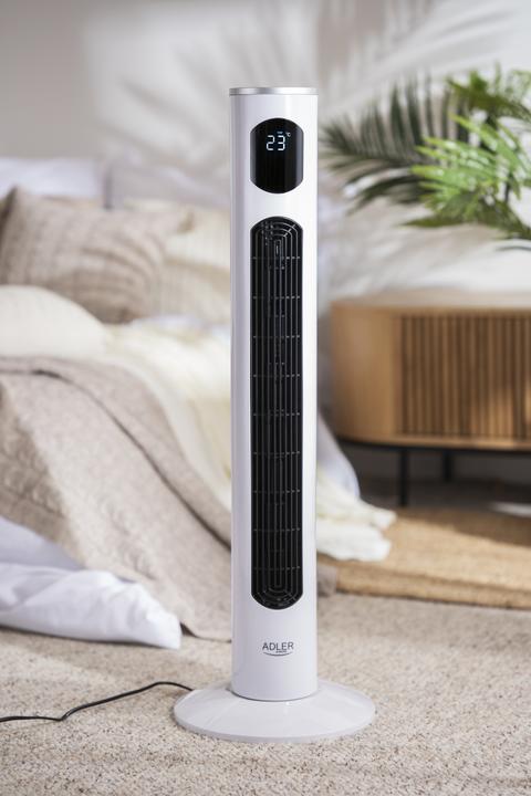 Actual product image Adler AD 7857 household fan Black, White (54.68 dB)