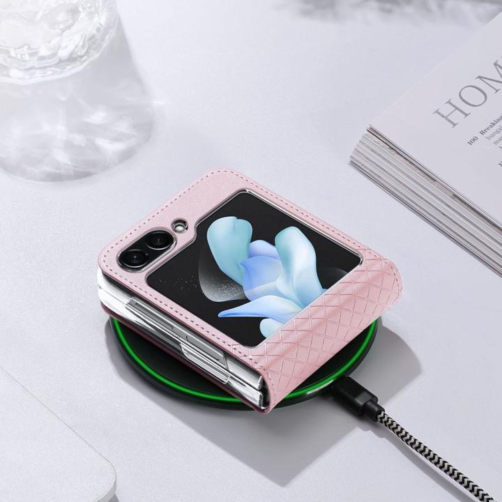 Actual product image Dux Ducis Bril Series Leather Cover (Samsung Galaxy Z Flip5)
