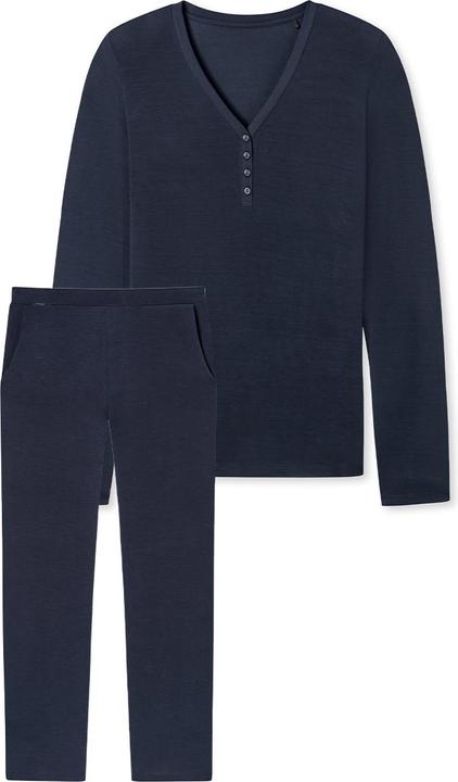 Actual product image Schiesser Modal pajamas long sleeve (48, 4XL)