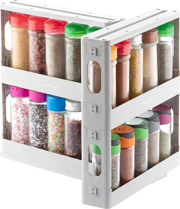 Image du produit InnovaGoods Étagère à épices coulissante et pivotante