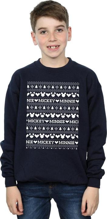 Immagine prodotto Disney Mickey And Minnie Christmas Fair Isle Felpa Ragazzi (152, 158)