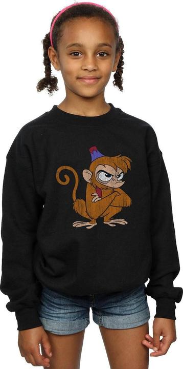 Actual product image Disney Girls Aladdin Classic Angry Abu Sweatshirt (128)