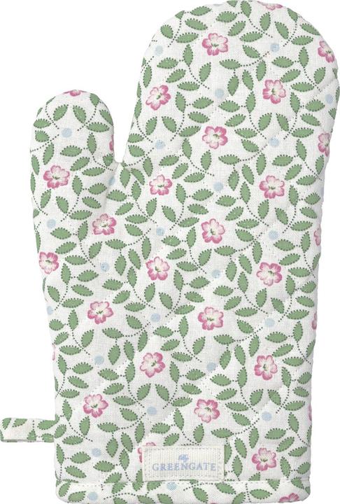 Produktbild Greengate Lotta Grillhandschuh white 28cm (Baumwolle)