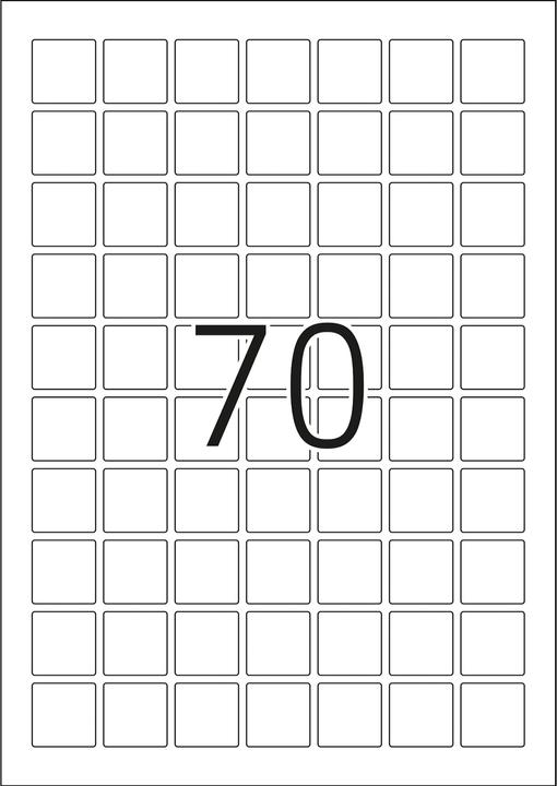 Actual product image HERMA Weatherproof labels A4