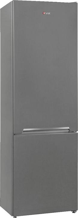 Vox Combi fridge KK 3400S E (E, R:204 l, F:84 l, LessFrost, silver) (288 l)