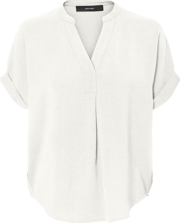 Vero Moda V-Ausschnitt Oberteil mit kurzen Ärmeln