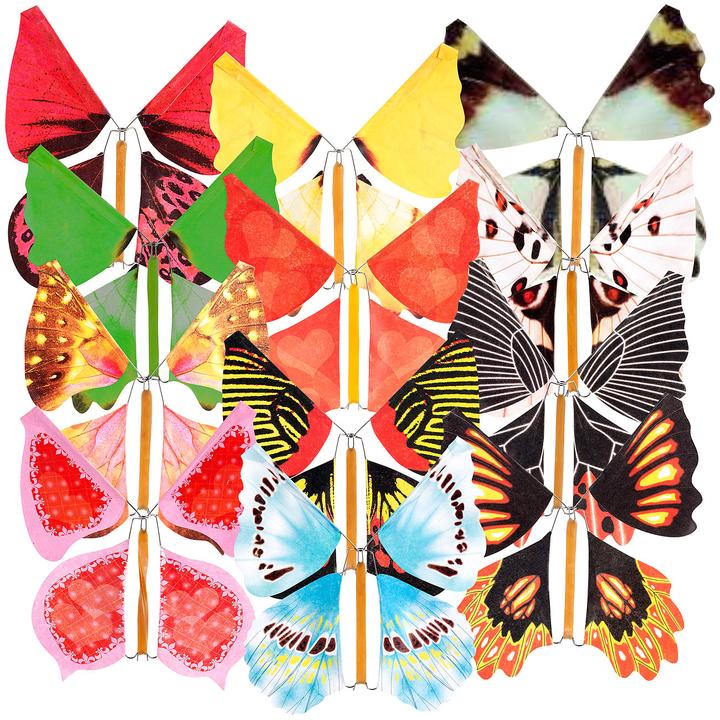 Produktbild Magix Star Scherzartikel "Flatternder Schock-Schmetterling", 12er-Set