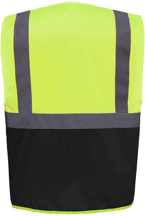 Actual product image Yoko Unisex Adult Executive Hi-Vis Waistcoat (M)