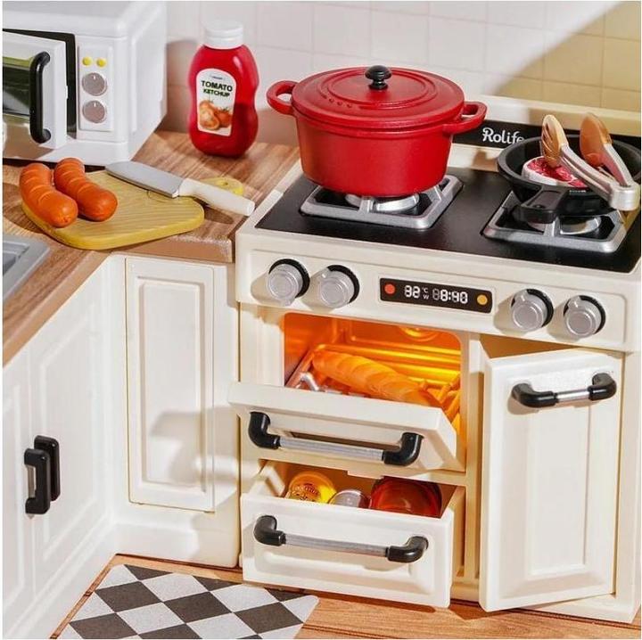 Actual product image Rolife Happy Meals Kitchen