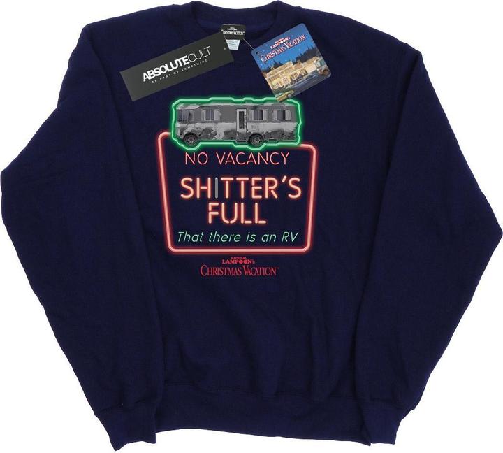 Produktbild National Lampoon´s Vacation National Lampoon's Christmas Vacation Greyscale No Vacancy Sweatshirt (XL)