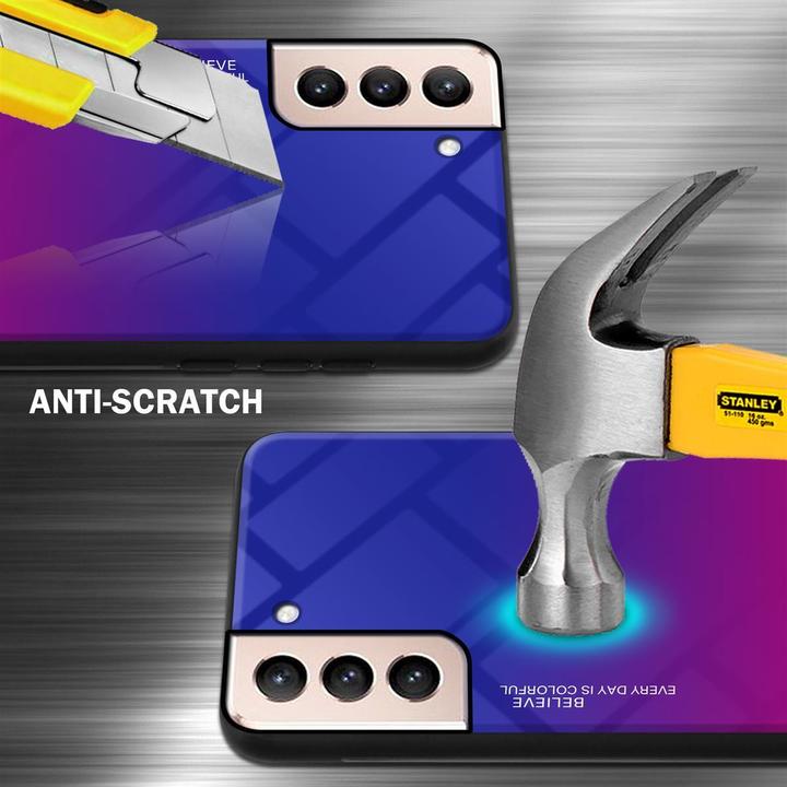 Actual product image Cadorabo TPU 2 colors glass cover (Samsung Galaxy S21+)