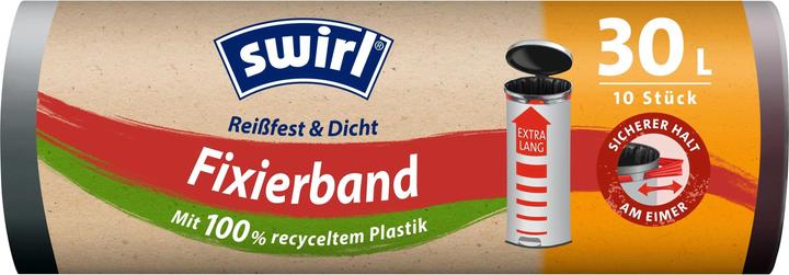 Actual product image Swirl Fixing tape garbage bag (10 x, 30 l)