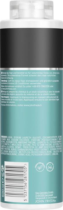 Immagine prodotto John Frieda Sollevamento del volume (500 ml, Shampoo liquido)