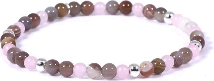 Immagine prodotto Balibay Mia (18 cm, Argento 925, Quarzo rosa, Pietra preziosa, Agata)