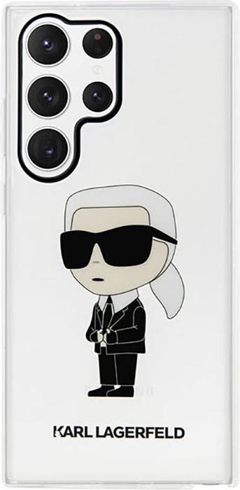 Image du produit Karl Lagerfeld KLHCS23LHNIKTCT S23 Ultra S918 étui rigide transparent Ikonik (Samsung Galaxy S23 Ultra)