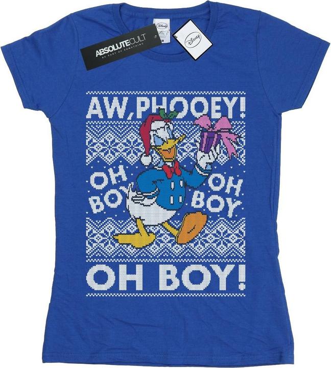 Produktbild Disney Donald Duck Christmas Fair Isle TShirt (L)