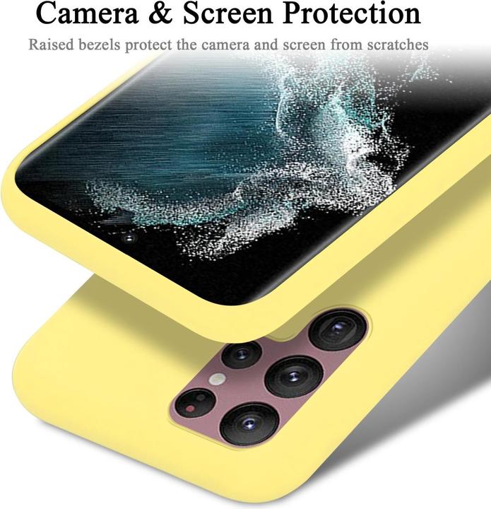 Produktbild Cadorabo TPU Liquid Silicone Case Hülle (Samsung Galaxy S22 Ultra)