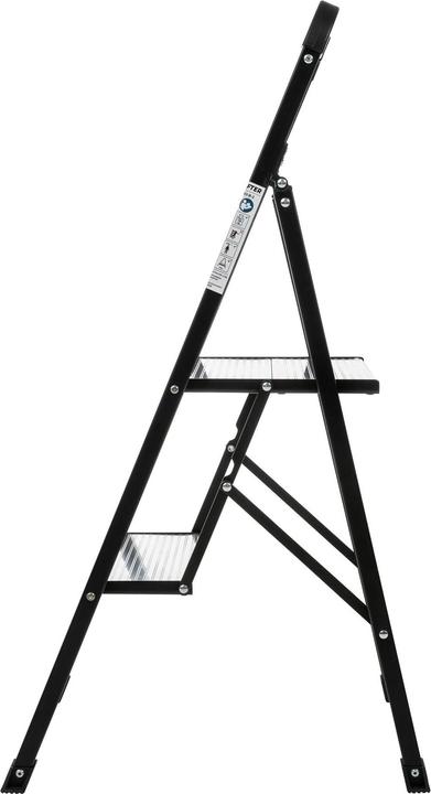 Produktbild Krafter Trittleiter 2 Stufen Stahl/Aluminium (Trittleiter, 48 cm)