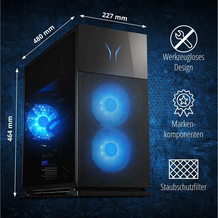 Produktbild Erazer Hunter X30 (Intel Core i7-14700KF, 32 GB, 1000 GB, GeForce RTX 4080 SUPER)