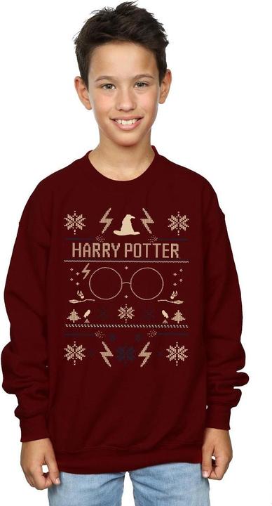 Produktbild Christmas Pattern Sweatshirt Jungen (152, 158)