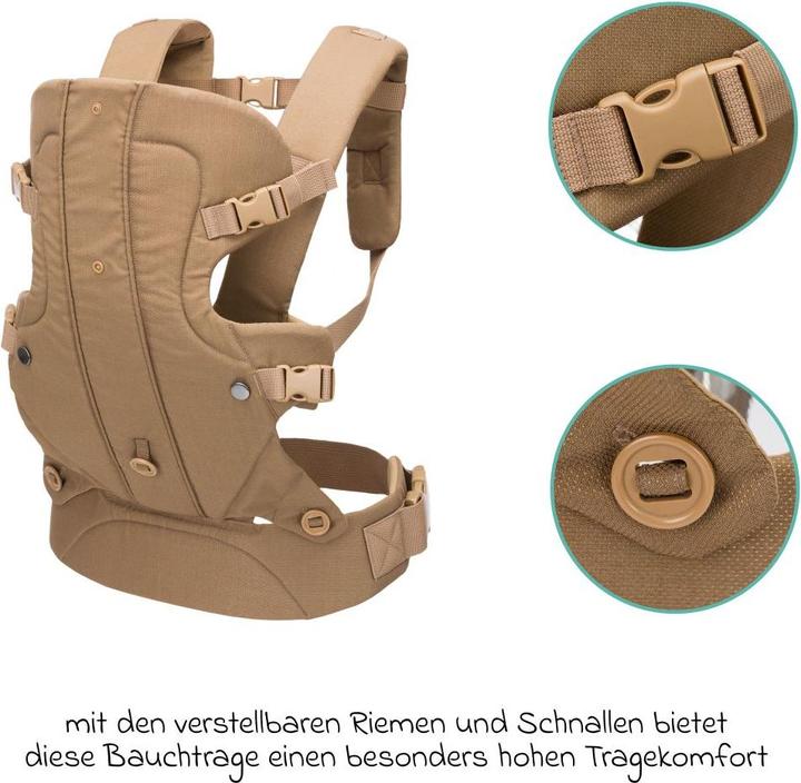 Actual product image Fillikid Babytragen & Tragetücher Babytrage Walk 4in1 für Bauch- und Rückentrageposition