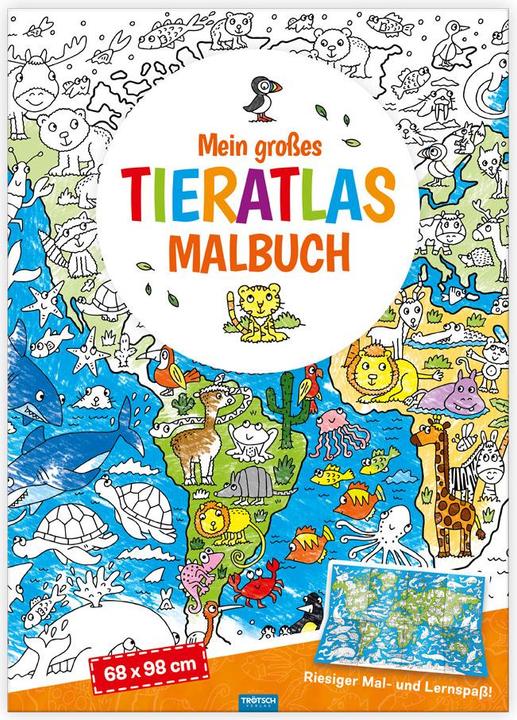 Immagine prodotto Libro da colorare Il mio grande atlante degli animali