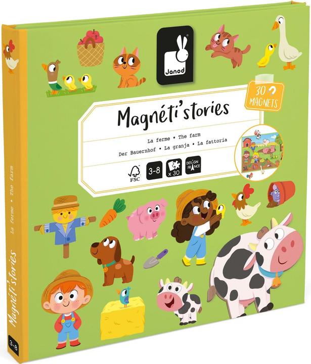 Janod Magnetistories Bauernhof (Deutsch)