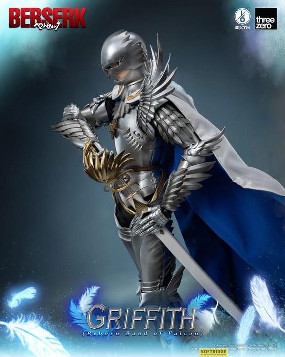 Actual product image ThreeZero Berserk figurine 1/6 Griffith (Reborn Band of Falcon) 30 cm