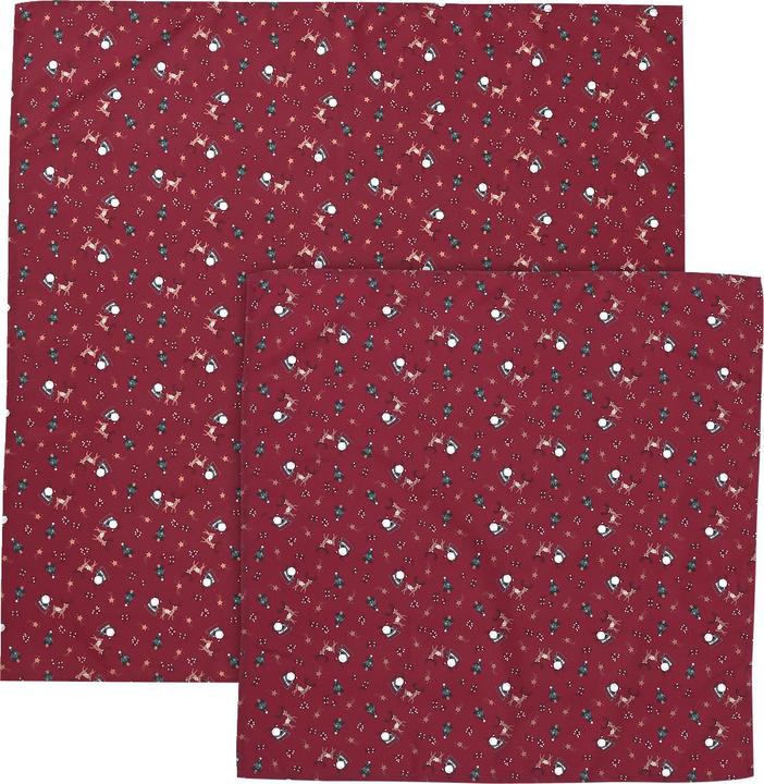 Image du produit Vertbaudet Lot de 2 serviettes cadeau Furoshiki Père Noël