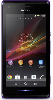 Actual product image Sony Xperia M (4 GB, Violet, 4", Single SIM, 5 Mpx, 3G)