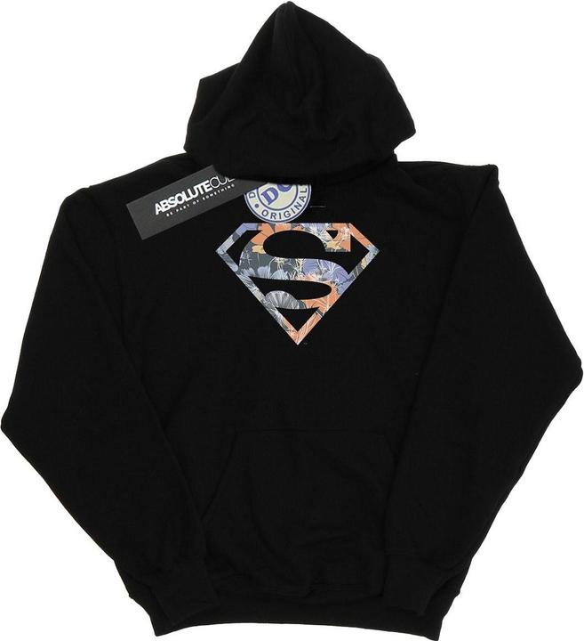 Image du produit - Sweat à capuche SUPERMAN FLORAL LOGO - Femme (L)