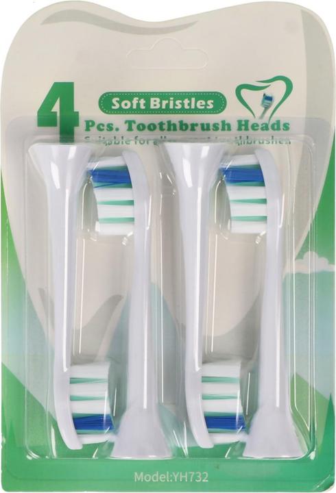 Actual product image AccuCell Toothbrush head Deep Cleaning Brush for Philips electric toothbrushes, 4 pieces (4 x)